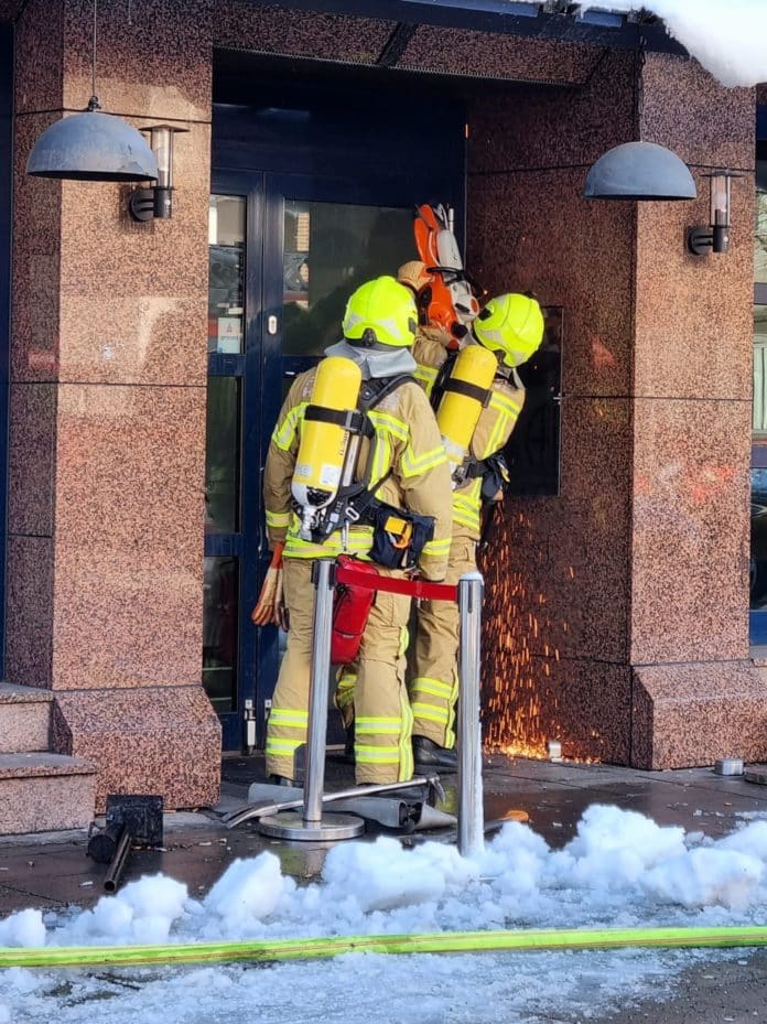 Feuerwehrmänner im Einsatz