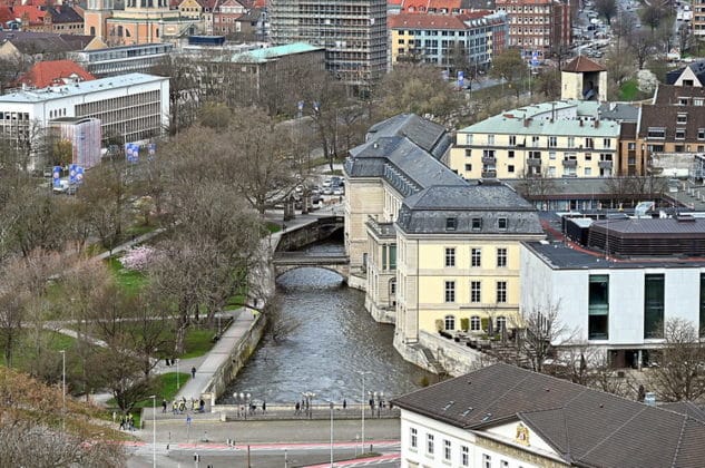 Blick auf die Leine