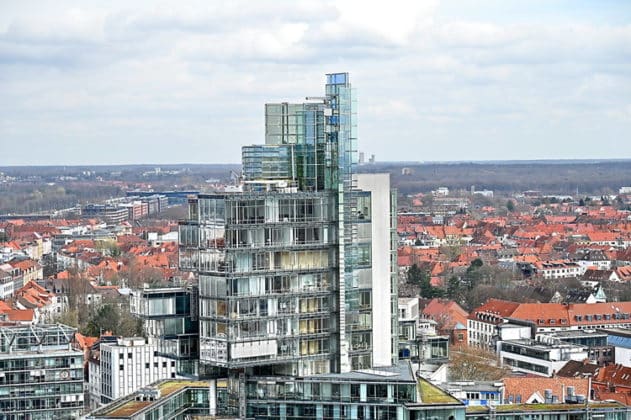 Blick auf die NORD/LB am Friedrichswall