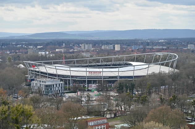 Blick auf die Heinz von Heiden Arena