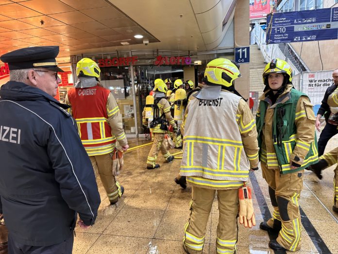 Brand im Hauptbahnhof Hannover