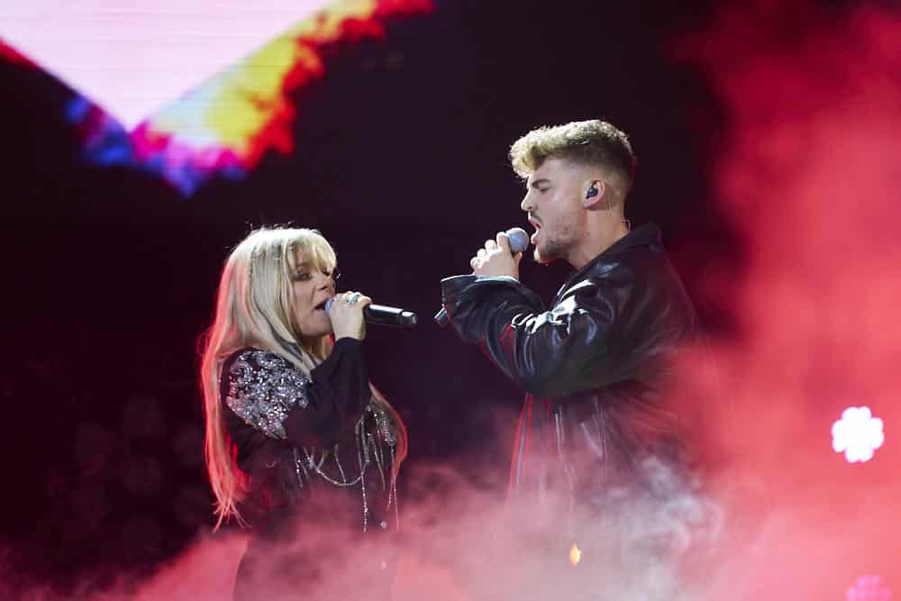 Marina Marx und Karsten Walter - 25 Jahre Die Schlagernacht des Jahres in der ZAG Arena in Hannover am 4.März 2023 © Ulrich Stamm