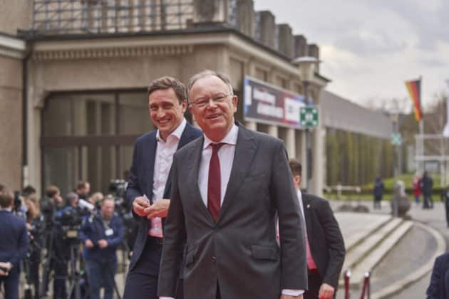 Eröffnungszeremonie der HANNOVER MESSE 2023 mit dem Partnerland Indonesien im HCC Kuppelsaal in Hannover am 16.April 2023 © Ulrich Stamm