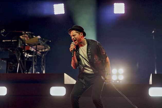 Johannes Oerding auf Plan A Tour 2023 in der ZAG Arena in Hannover © Ulrich Stamm