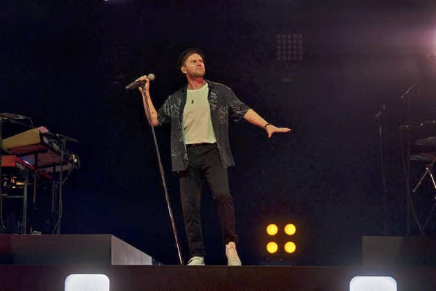 Johannes Oerding auf Plan A Tour 2023 in der ZAG Arena in Hannover © Ulrich Stamm