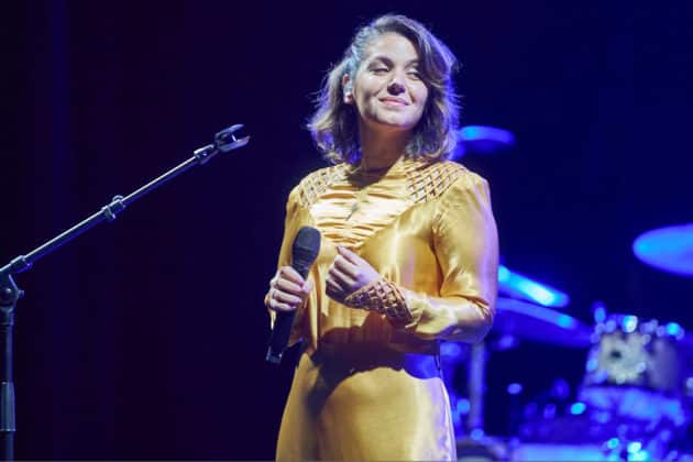 Katie Melua bei deutschen Auftakt ihrer "Love & Money" Tour 2023 im ausverkauften Theater am Aegi in Hannover am 15.April 2023 © Ulrich Stamm