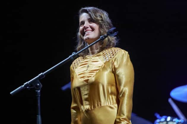 Katie Melua bei deutschen Auftakt ihrer "Love & Money" Tour 2023 im ausverkauften Theater am Aegi in Hannover am 15.April 2023 © Ulrich Stamm