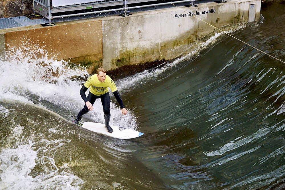 4. Deutsche Rapid Surf Meisterschaft  auf der enercity Leinewelle  am 29. und 30. April 2023 © Ulrich Stamm