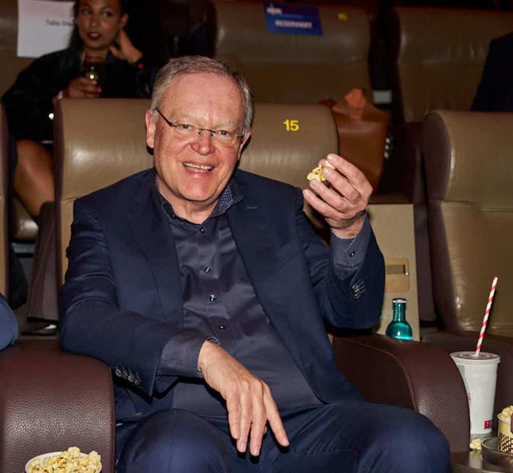 Ministerpräsident Stephan Weil zur Tatort-Preview "Verborgen" im Astor Grand Cinema Hannover 