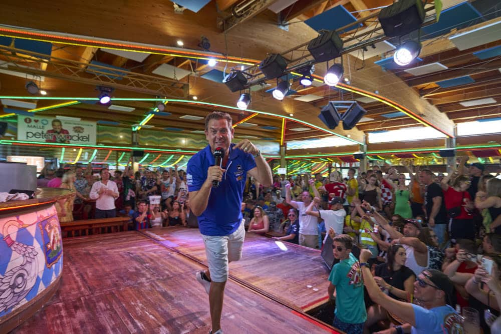 Peter Wackel  - Live im Bierkönig in Palma de Mallorca am 14.Juli 2023 © Ulrich Stamm