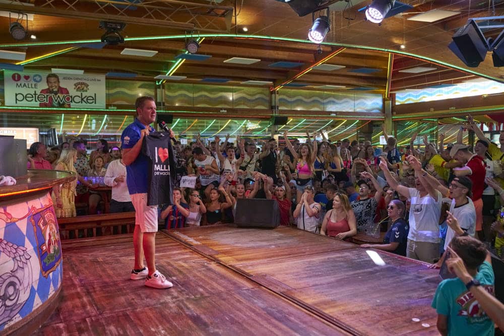 Peter Wackel  - Live im Bierkönig in Palma de Mallorca am 14.Juli 2023 © Ulrich Stamm