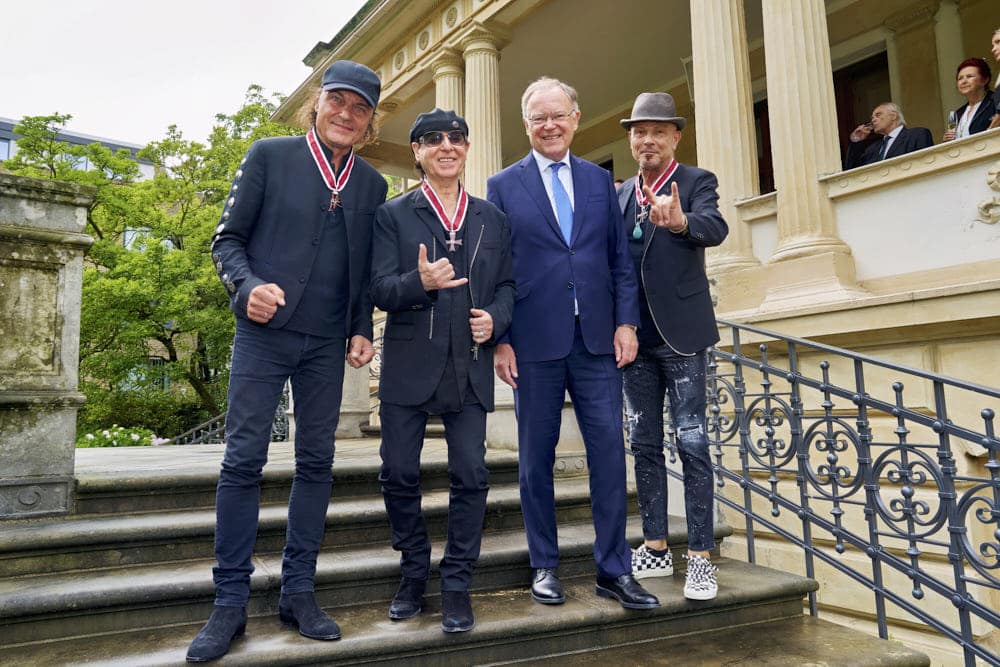 Auszeichnung der Scorpions mit dem Großen Verdienstkreuz des Niedersächsischen Verdienstordens © Ulrich Stamm