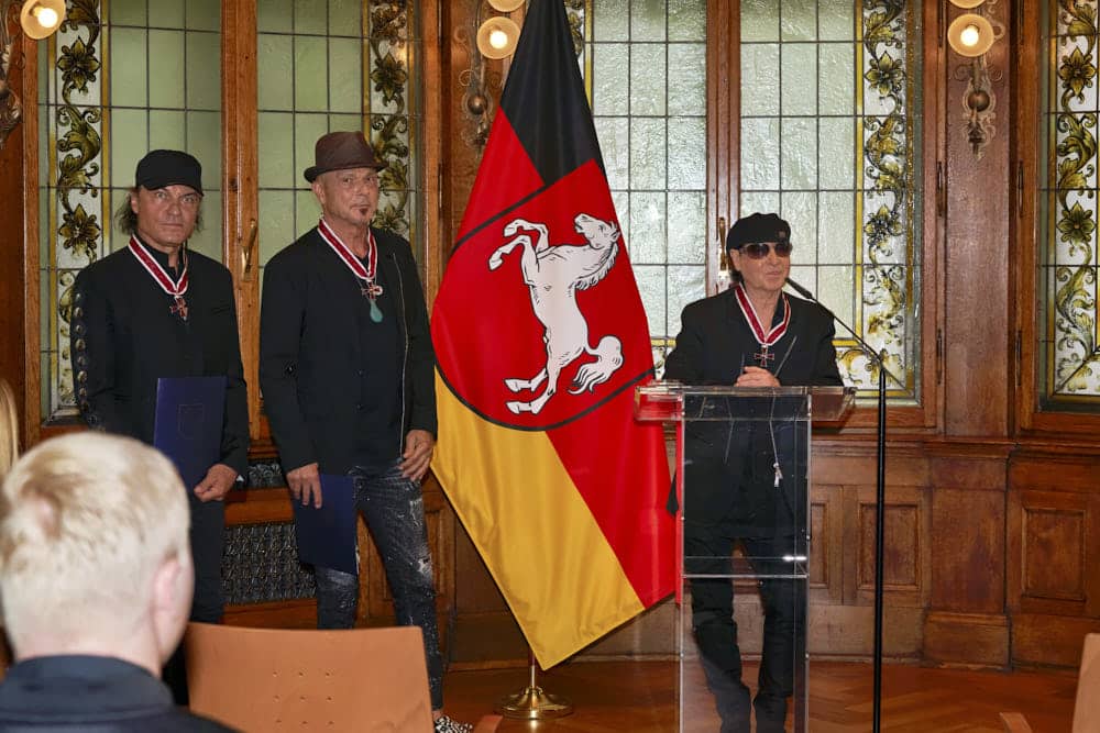 Auszeichnung der Scorpions mit dem Großen Verdienstkreuz des Niedersächsischen Verdienstordens © Ulrich Stamm