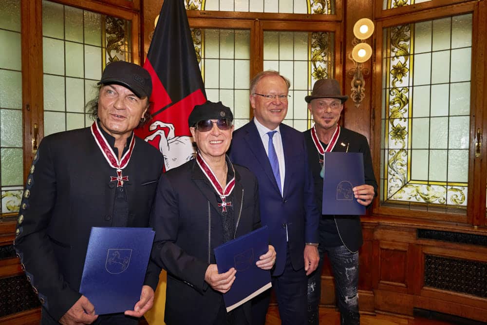Auszeichnung der Scorpions mit dem Großen Verdienstkreuz des Niedersächsischen Verdienstordens © Ulrich Stamm