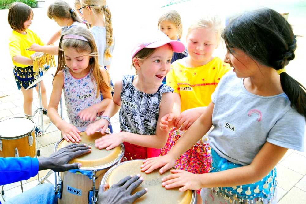 Kinder bei der FerienCard Aktion © Marion Cörs