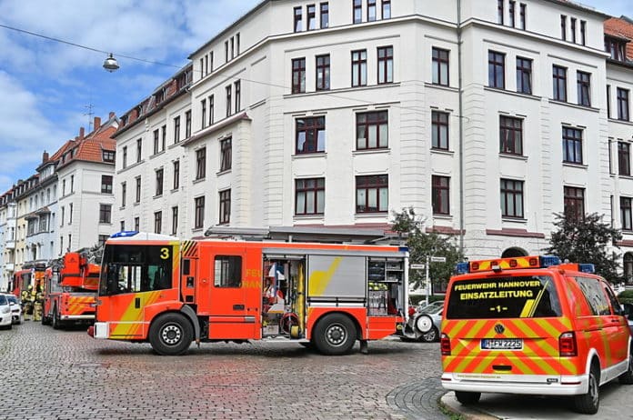 Ausgedehnter Kellerbrand in der Heidornstraße in Hannovers Südstadt