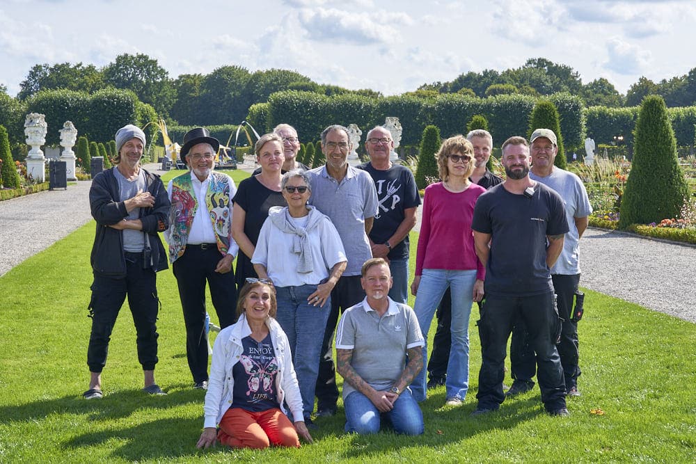 Harald Böhlmann und sein Team  haben das Kleine Fest im Großen Garten organisiert © Ulrich Stamm