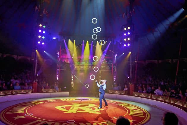 Premiere des Circus Roncalli mit "All for Art for All" auf dem Waterlooplatz in Hannover am 2.September 2023 © Ulrich Stamm