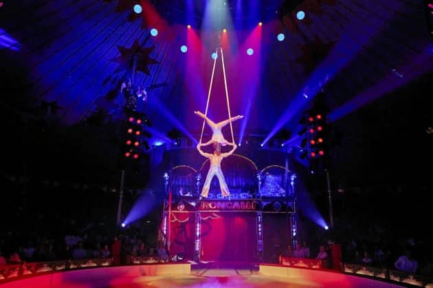 Premiere des Circus Roncalli mit "All for Art for All" auf dem Waterlooplatz in Hannover am 2.September 2023 © Ulrich Stamm