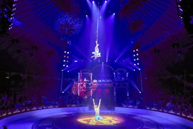 Premiere des Circus Roncalli mit "All for Art for All" auf dem Waterlooplatz in Hannover am 2.September 2023 © Ulrich Stamm