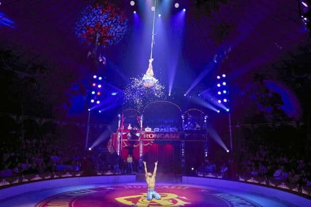 Premiere des Circus Roncalli mit "All for Art for All" auf dem Waterlooplatz in Hannover am 2.September 2023 © Ulrich Stamm