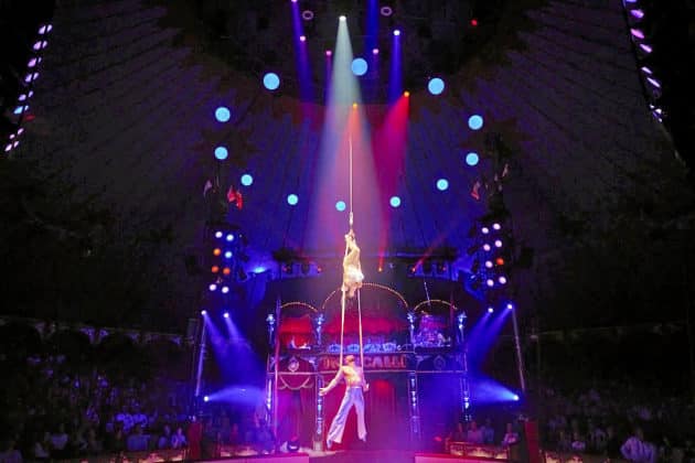 Premiere des Circus Roncalli mit "All for Art for All" auf dem Waterlooplatz in Hannover am 2.September 2023 © Ulrich Stamm