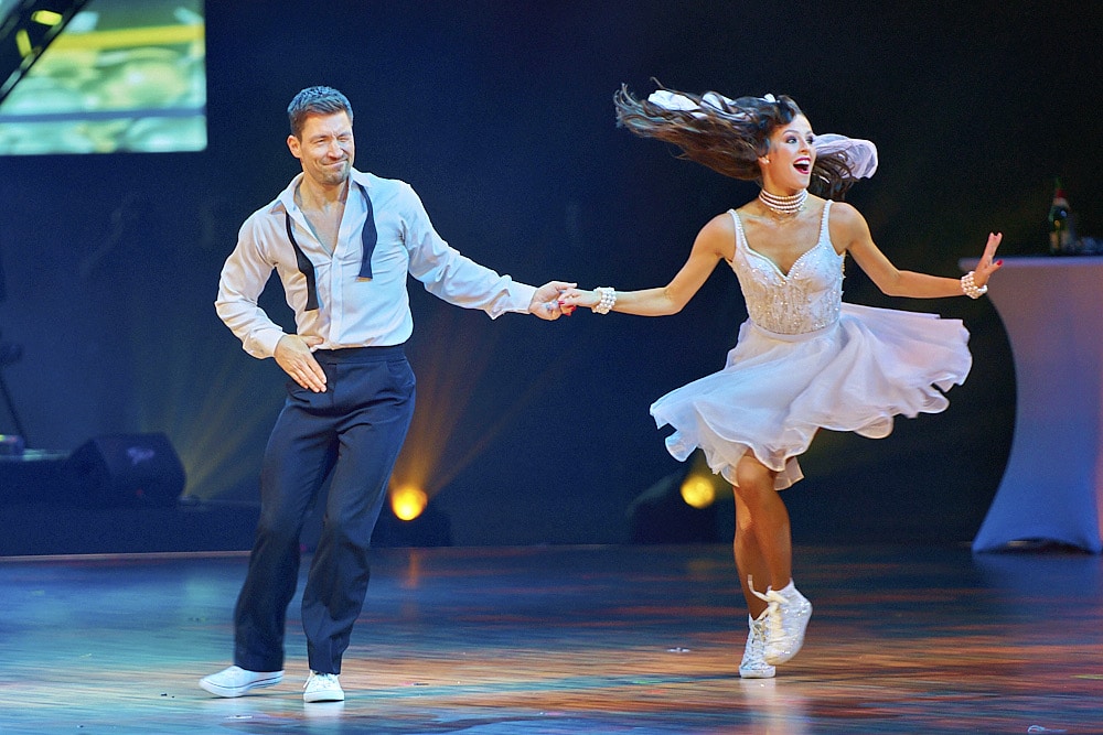 Philipp Boy und Patricja Jonel bei Let's Dance 2023 in der ZAG Arena in Hannover am 01.12.2023 © Ulrich Stamm