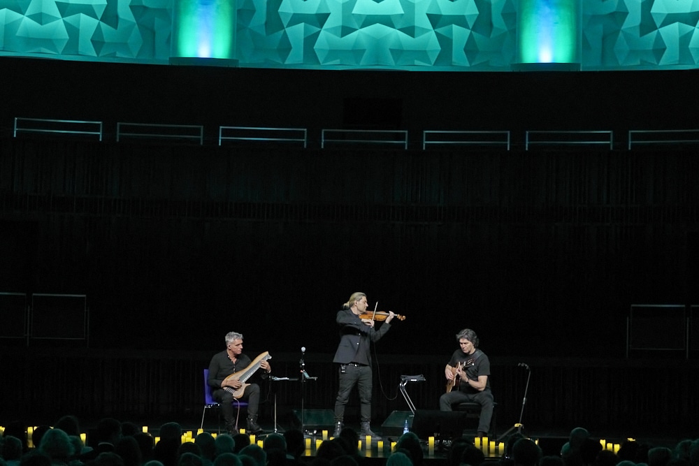 David Garrett Trio auf Iconic Tour 2024 im Kuppelsaal in Hannover am 10.04.2024 © Ulrich Stamm
