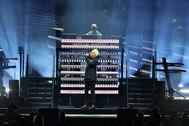 Pet Shop Boys mit der Dreamworld-The Greatest Hits Live Tour 2024 in Hannover am 29.06.2024 © Ulrich Stamm