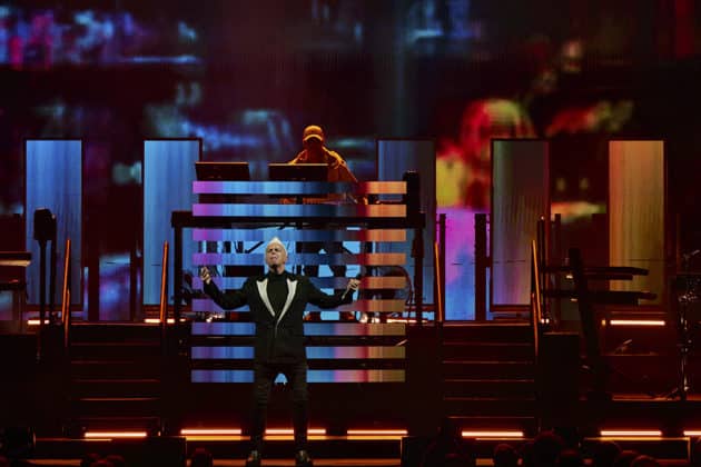 Pet Shop Boys mit der Dreamworld-The Greatest Hits Live Tour 2024 in Hannover am 29.06.2024 © Ulrich Stamm