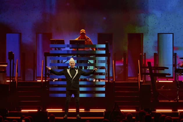 Pet Shop Boys mit der Dreamworld-The Greatest Hits Live Tour 2024 in Hannover am 29.06.2024 © Ulrich Stamm