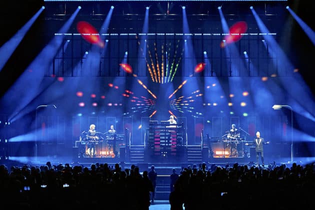 Pet Shop Boys mit der Dreamworld-The Greatest Hits Live Tour 2024 in Hannover am 29.06.2024 © Ulrich Stamm