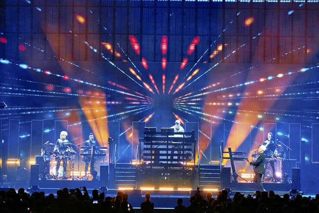 Pet Shop Boys mit der Dreamworld-The Greatest Hits Live Tour 2024 in Hannover am 29.06.2024 © Ulrich Stamm
