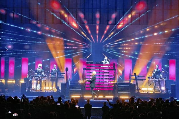 Pet Shop Boys mit der Dreamworld-The Greatest Hits Live Tour 2024 in Hannover am 29.06.2024 © Ulrich Stamm