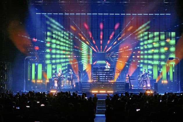 Pet Shop Boys mit der Dreamworld-The Greatest Hits Live Tour 2024 in Hannover am 29.06.2024 © Ulrich Stamm