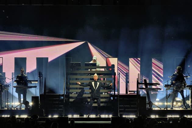 Pet Shop Boys mit der Dreamworld-The Greatest Hits Live Tour 2024 in Hannover am 29.06.2024 © Ulrich Stamm