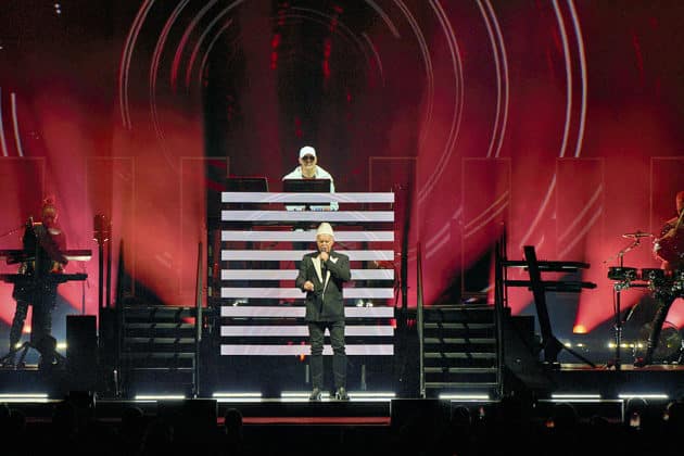 Pet Shop Boys mit der Dreamworld-The Greatest Hits Live Tour 2024 in Hannover am 29.06.2024 © Ulrich Stamm