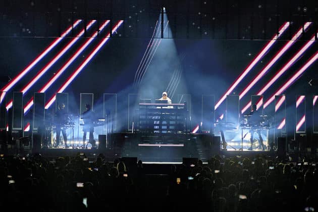 Pet Shop Boys mit der Dreamworld-The Greatest Hits Live Tour 2024 in Hannover am 29.06.2024 © Ulrich Stamm