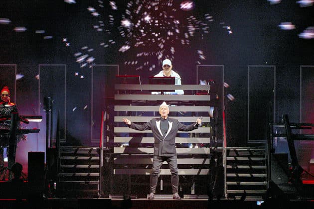 Pet Shop Boys mit der Dreamworld-The Greatest Hits Live Tour 2024 in Hannover am 29.06.2024 © Ulrich Stamm