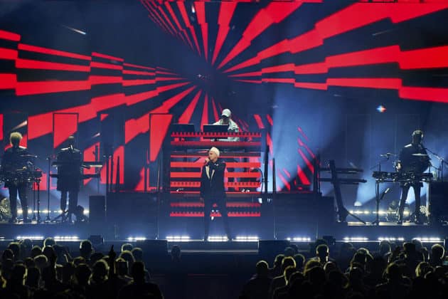 Pet Shop Boys mit der Dreamworld-The Greatest Hits Live Tour 2024 in Hannover am 29.06.2024 © Ulrich Stamm