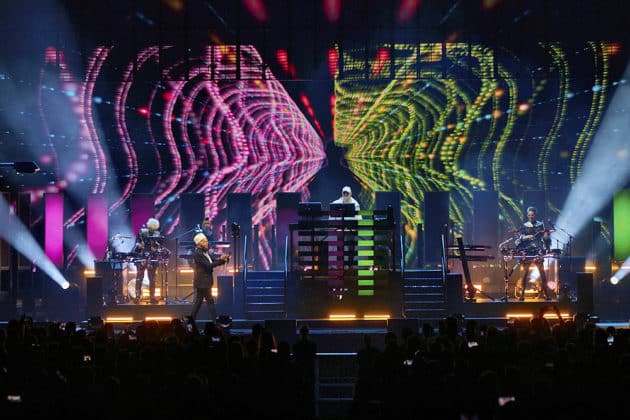 Pet Shop Boys mit der Dreamworld-The Greatest Hits Live Tour 2024 in Hannover am 29.06.2024 © Ulrich Stamm