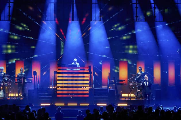 Pet Shop Boys mit der Dreamworld-The Greatest Hits Live Tour 2024 in Hannover am 29.06.2024 © Ulrich Stamm