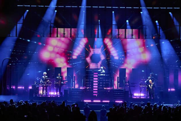 Pet Shop Boys mit der Dreamworld-The Greatest Hits Live Tour 2024 in Hannover am 29.06.2024 © Ulrich Stamm