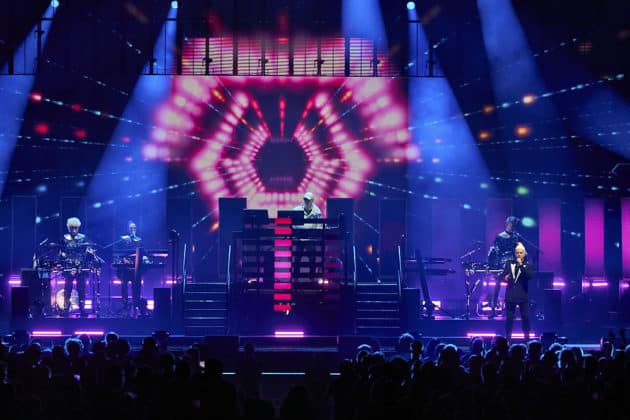 Pet Shop Boys mit der Dreamworld-The Greatest Hits Live Tour 2024 in Hannover am 29.06.2024 © Ulrich Stamm