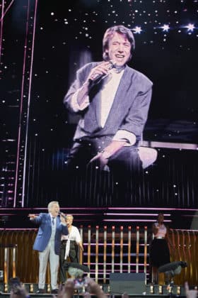 Roland Kaiser mit seiner Tournee 50 Jahre - 50 Hits - Die große Tournee zum 50. Bühnenjubiläum - Heinz von Heiden Arena in Hannover / Niedersachsen / Deutschland am 21.06.24 © Ulrich Stamm