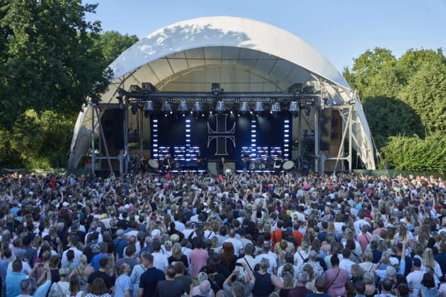 Take That mit ihrer THIS LIFE UNDER THE STARS - Europaen Tour Tour 2024 - Gilde Parkbühne in Hannover / Niedersachsen / Deutschland am 25.06.24 © Ulrich Stamm