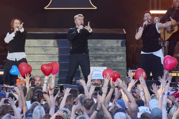 Take That mit ihrer THIS LIFE UNDER THE STARS - Europaen Tour Tour 2024 - Gilde Parkbühne in Hannover / Niedersachsen / Deutschland am 25.06.24 © Ulrich Stamm