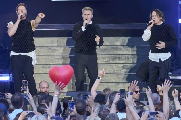 Take That mit ihrer THIS LIFE UNDER THE STARS - Europaen Tour Tour 2024 - Gilde Parkbühne in Hannover / Niedersachsen / Deutschland am 25.06.24 © Ulrich Stamm