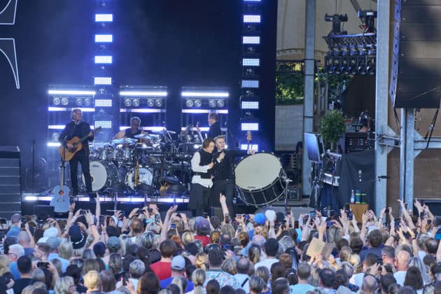 Take That mit ihrer THIS LIFE UNDER THE STARS - Europaen Tour Tour 2024 - Gilde Parkbühne in Hannover / Niedersachsen / Deutschland am 25.06.24 © Ulrich Stamm