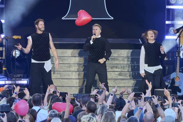 Take That mit ihrer THIS LIFE UNDER THE STARS - Europaen Tour Tour 2024 - Gilde Parkbühne in Hannover / Niedersachsen / Deutschland am 25.06.24 © Ulrich Stamm